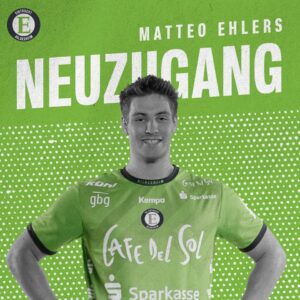 Matteo Ehlers beim HC Eintracht Hildesheim