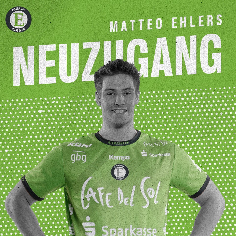 Matteo Ehlers beim HC Eintracht Hildesheim
