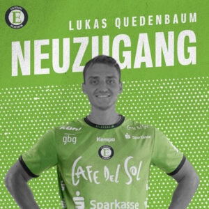 Neuzugang Lukas Quedenbaum beim HC Eintracht Hildesheim