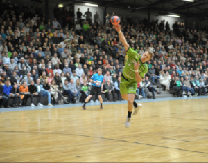 Publikum beim Spiel des HC Eintracht Hildesheim in Krefeld