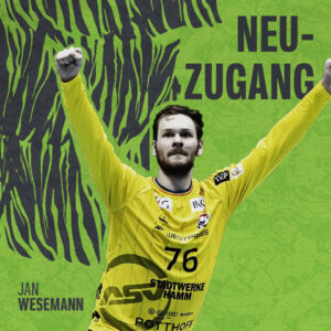 Neuzugang Jan Wesemann beim HC Eintracht Hildesheim