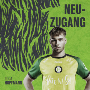 Neuzugang Luca Hopfmann beim HC Eintracht Hildesheim