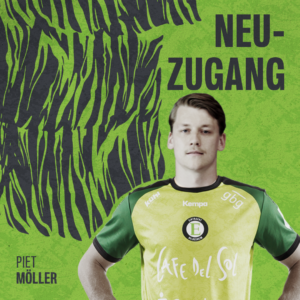 Neuzugang Piet Möller beim HC Eintracht Hildesheim