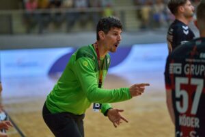Spielsituation des HC Eintracht Hildesheim gegen Konstanz